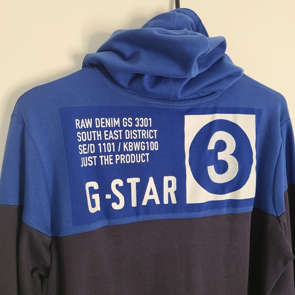 G-Star Light Zip Up Sweatshirt - 100% Cotton - Picture 5 of 7